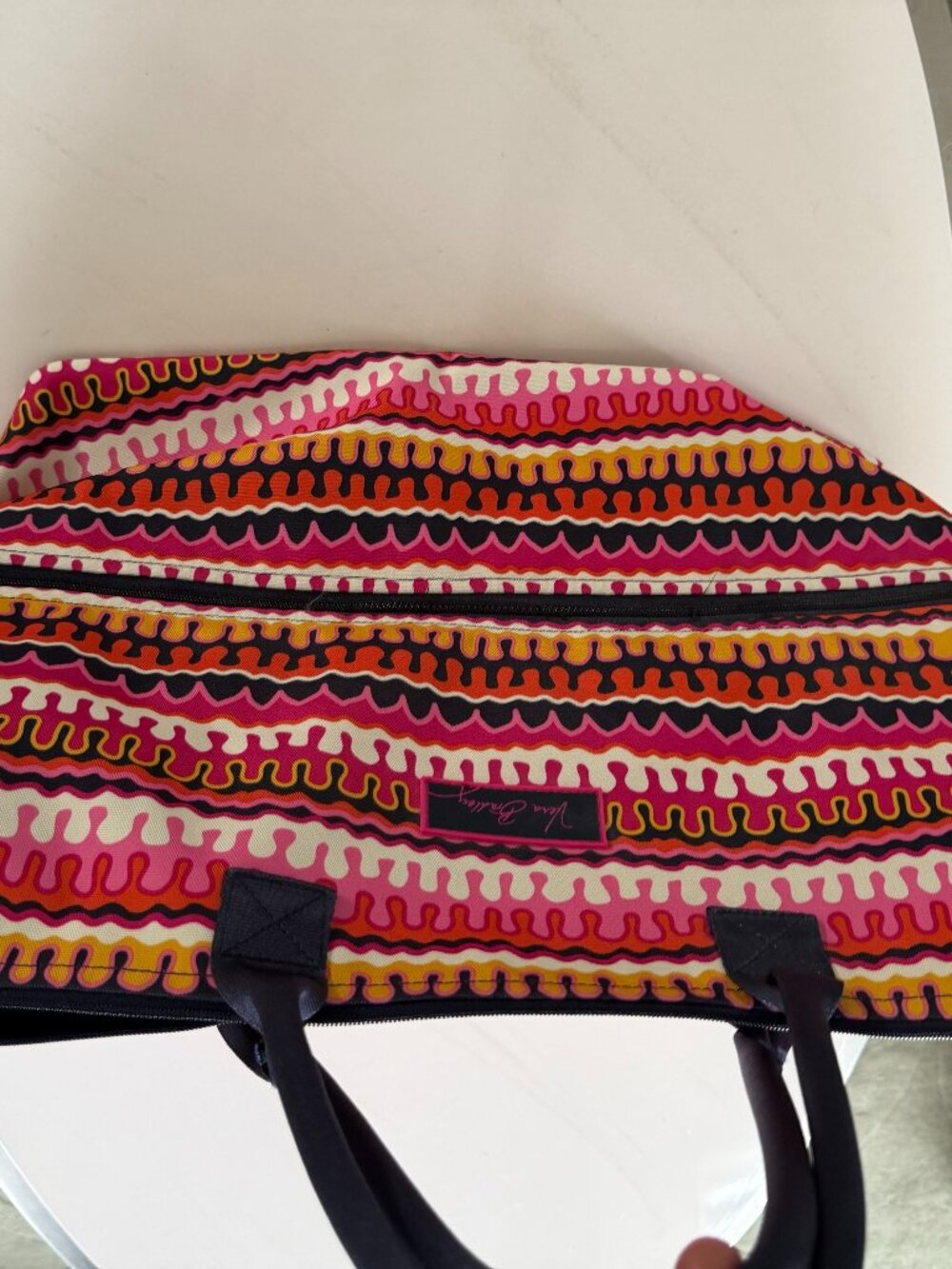 Vera Bradley Rio Squiggle Expandable Travel Bag Weekender Duffel